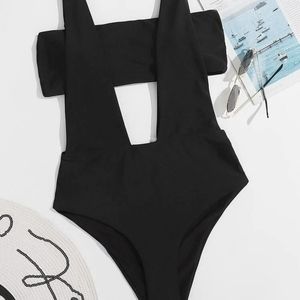 Shein Bandeau suspender bikini 2 piece swimsuit